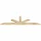 Ekena Millwork Saratoga Rough Sawn Timber Gable Bracket, Douglas Fir, 72"W x 21"H x 2"D x 4"F, 7/12 Pitch GBW072X21X0204SAR00RDF - alternate 2